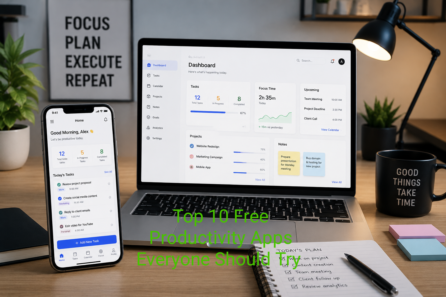 Top 10 Free Productivity Apps Everyone Should Try in 2026 🚀